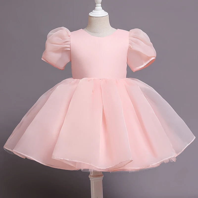 Tutu Tulle Dress- Pink - mamasame