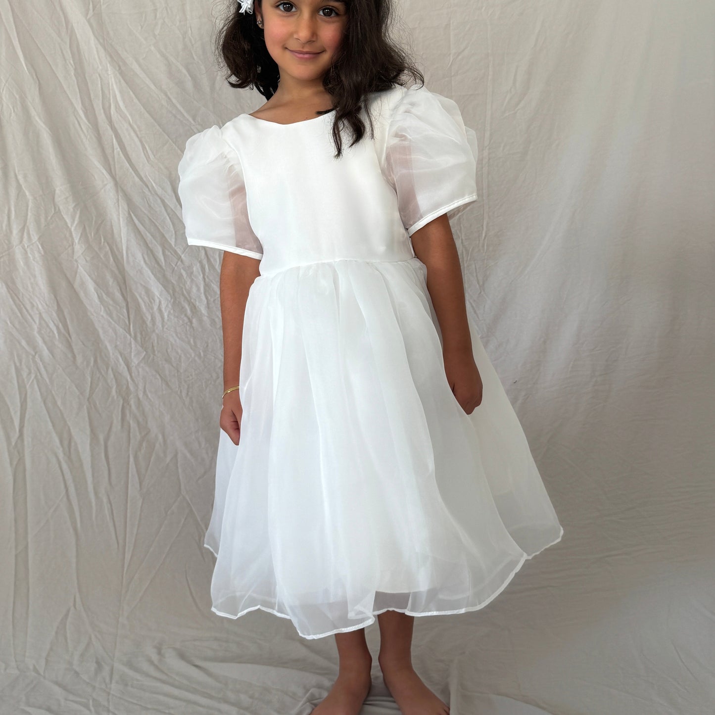 Tutu Tulle Dress- White