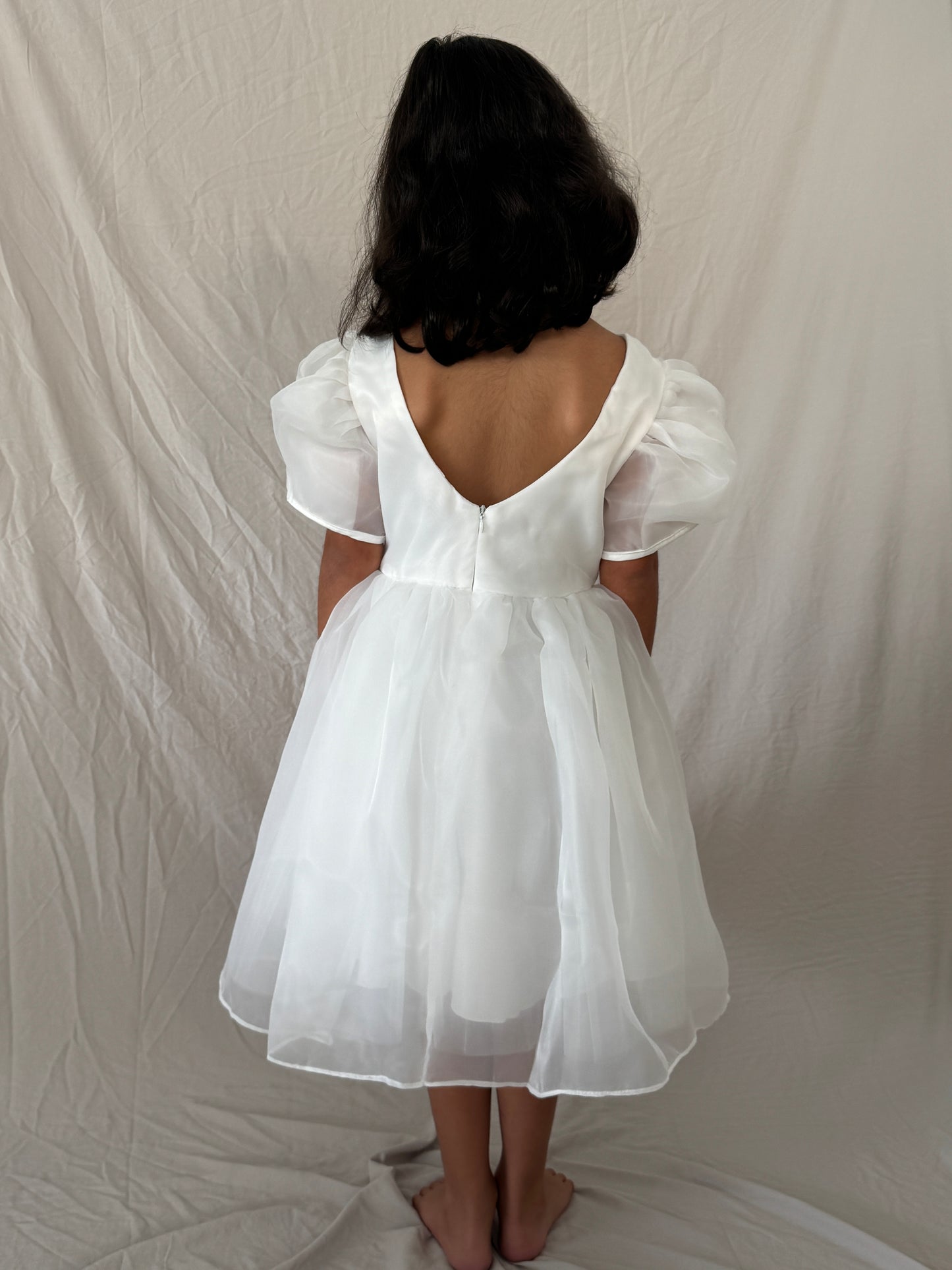 Tutu Tulle Dress- White
