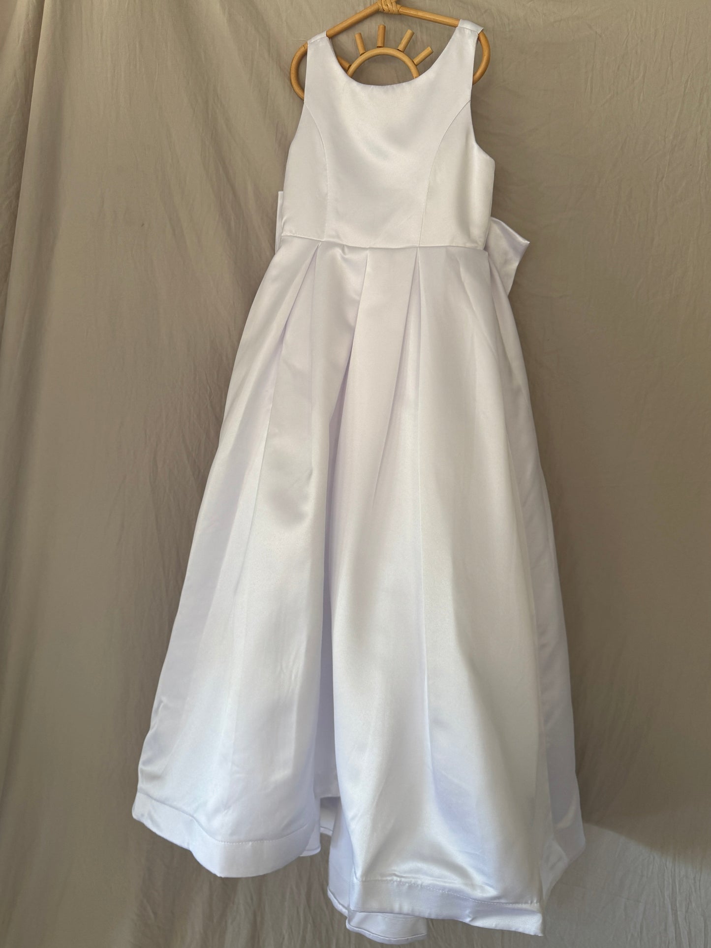 Silk A-Line Flower Girl Dress