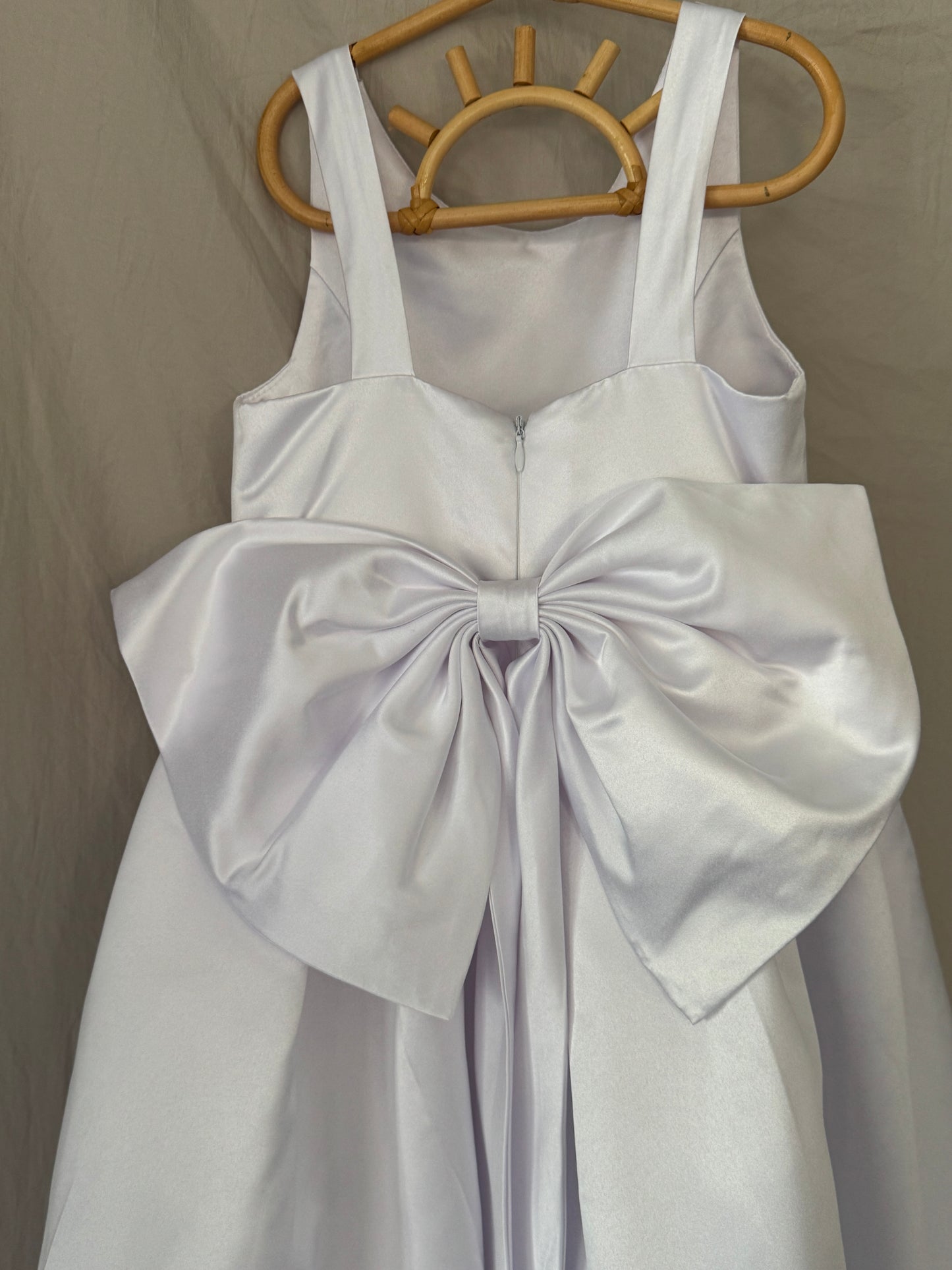Silk A-Line Flower Girl Dress