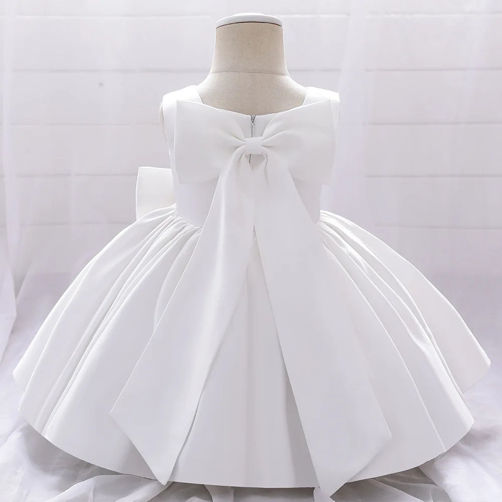 Knee Length Flower Girl Dress - mamasame