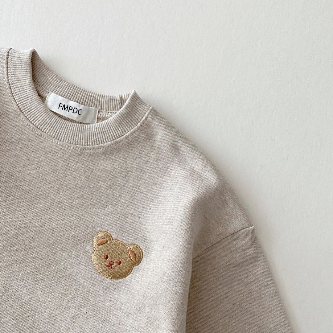 Teddy Logo Set- Grey - mamasame