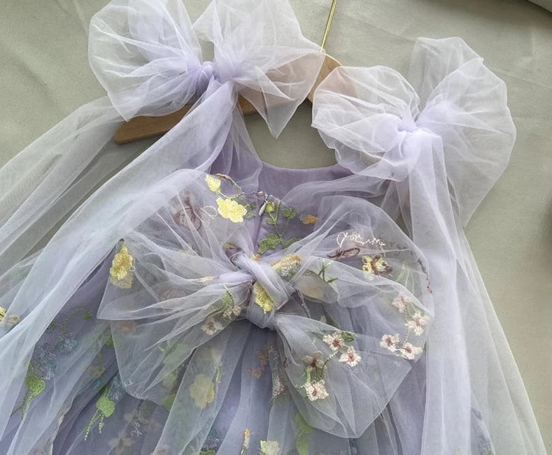 Secret Garden Lavender Tulle Dress - mamasame