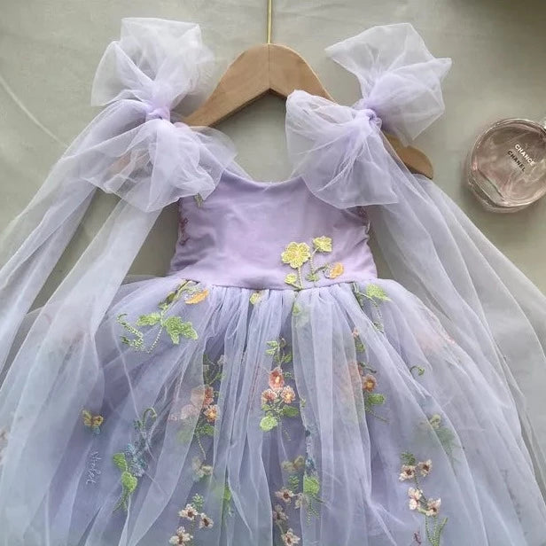 Secret Garden Lavender Tulle Dress - mamasame