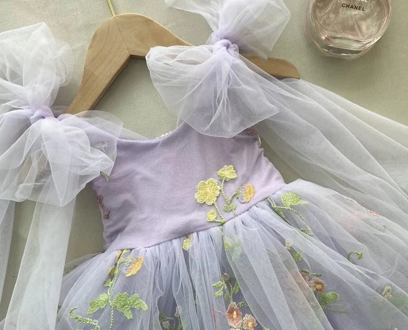 Secret Garden Lavender Tulle Dress - mamasame
