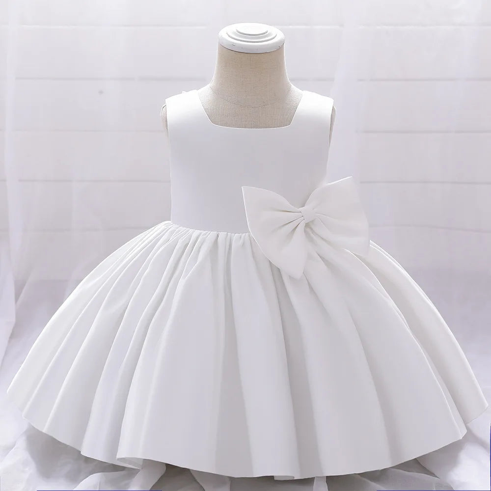 Knee Length Flower Girl Dress - mamasame