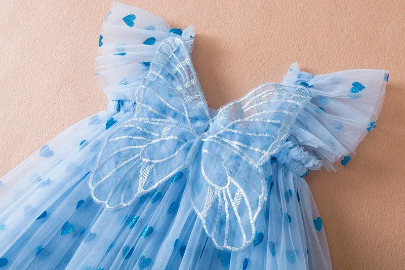 Charming Butterfly Girl Dress - mamasame