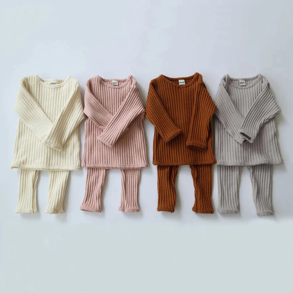 Ribbed Set- Vanilla - mamasame