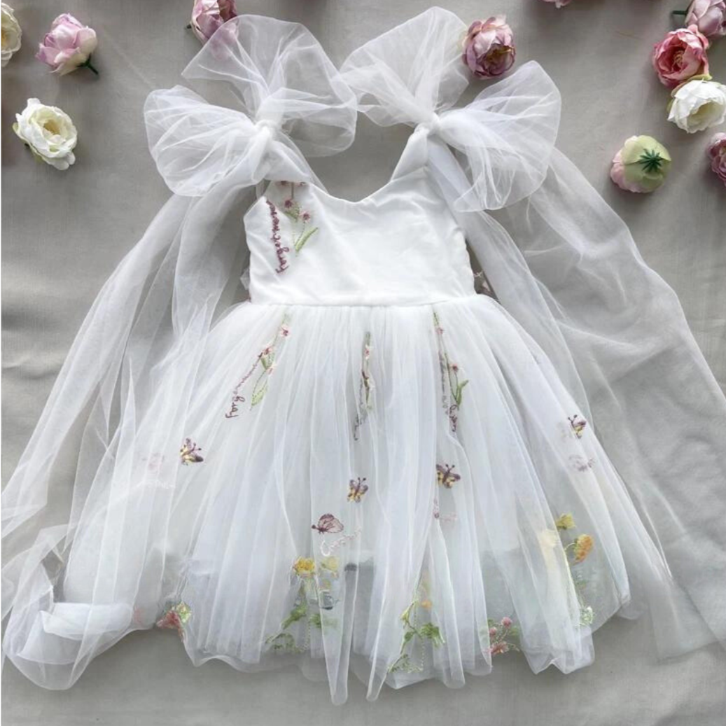 Secret Garden Snow Tulle Dress