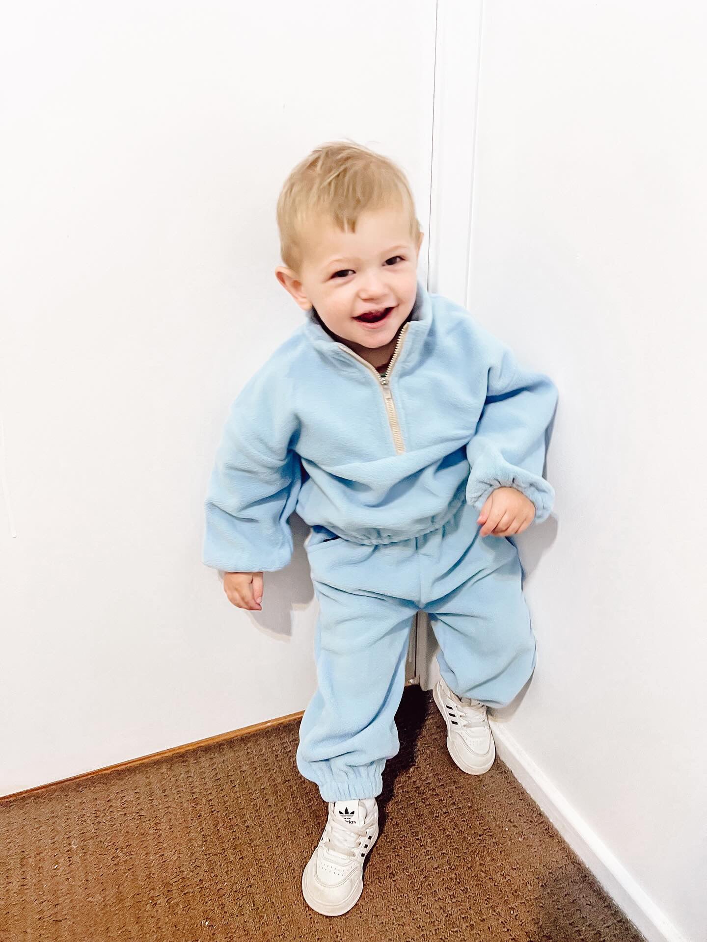 Kids Winter Fleece Set- Sky Blue