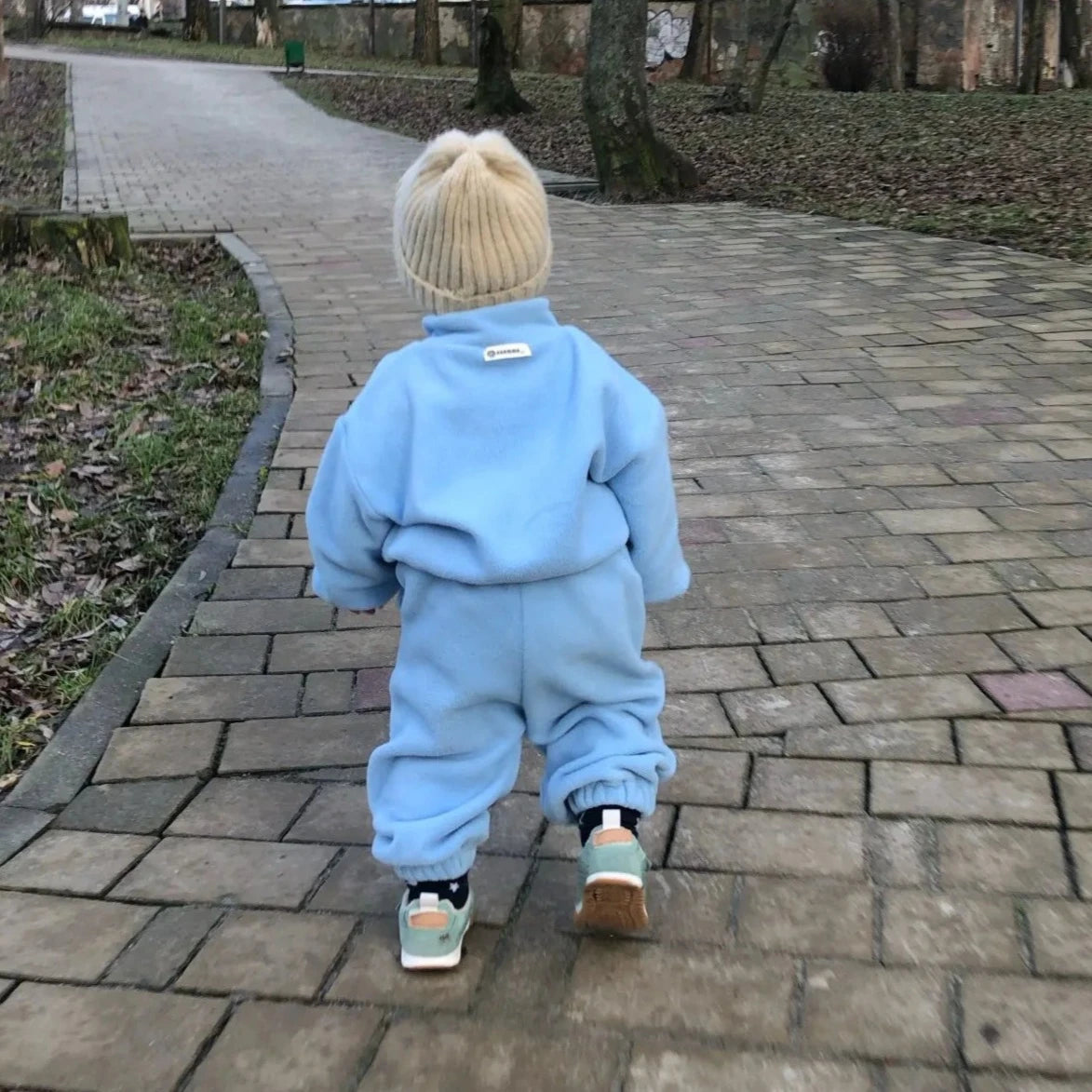 Kids Winter Fleece Set- Sky Blue