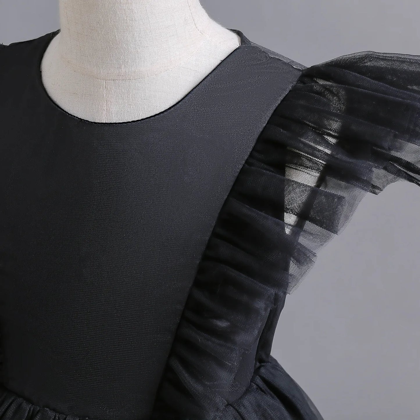 Black Swan Tulle Lace Back Dress