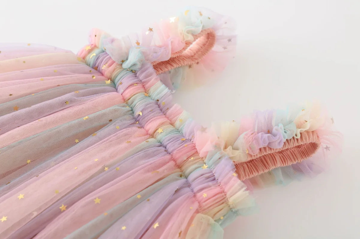 Rainbow Fairy Tulle Dress