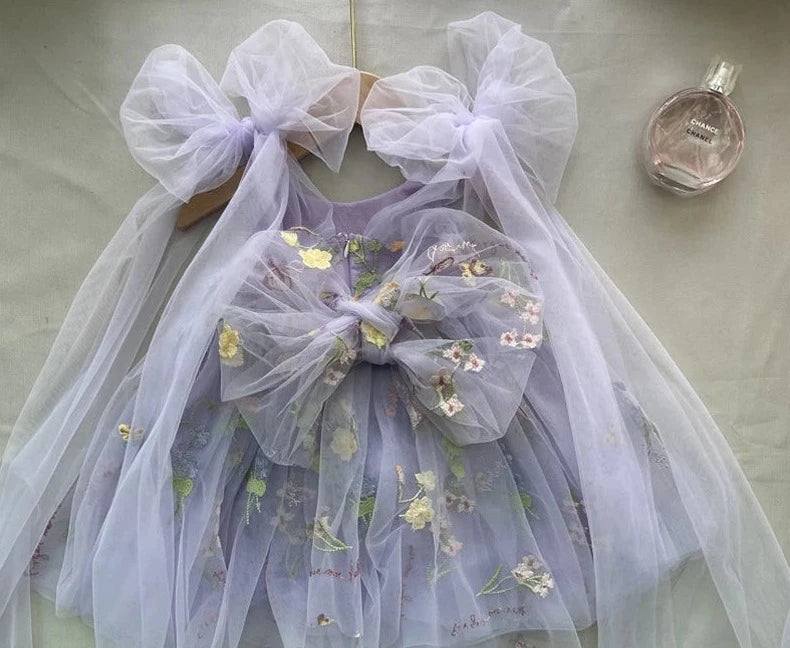 Secret Garden Lavender Tulle Dress