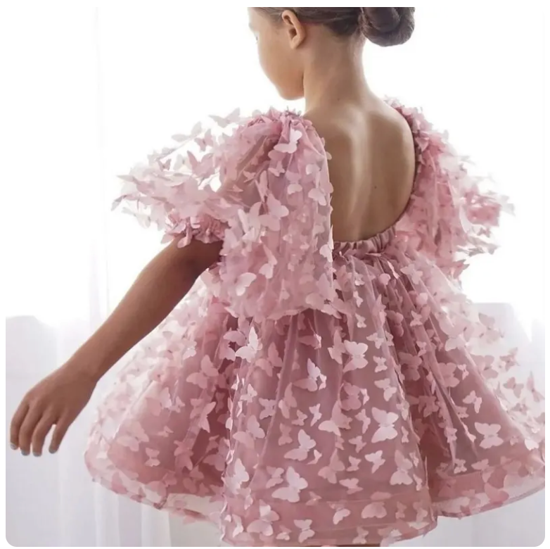 Butterfly Queen Dress- Pink