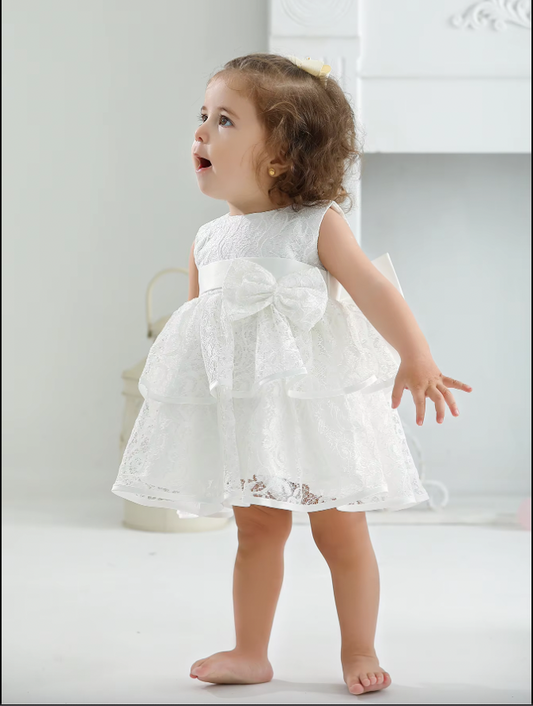 Elegant Baby Girl Christening & Flower Girl Dress