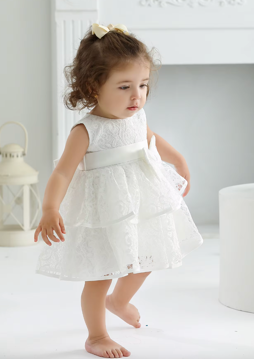 Elegant Baby Girl Christening & Flower Girl Dress