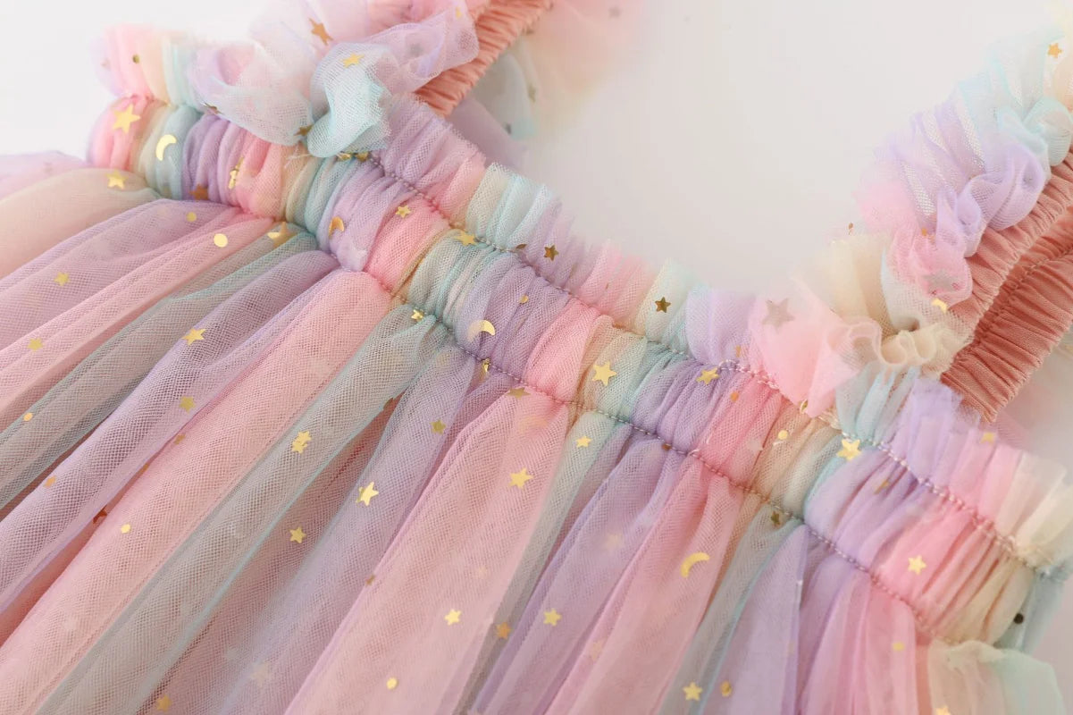 Rainbow Fairy Tulle Dress