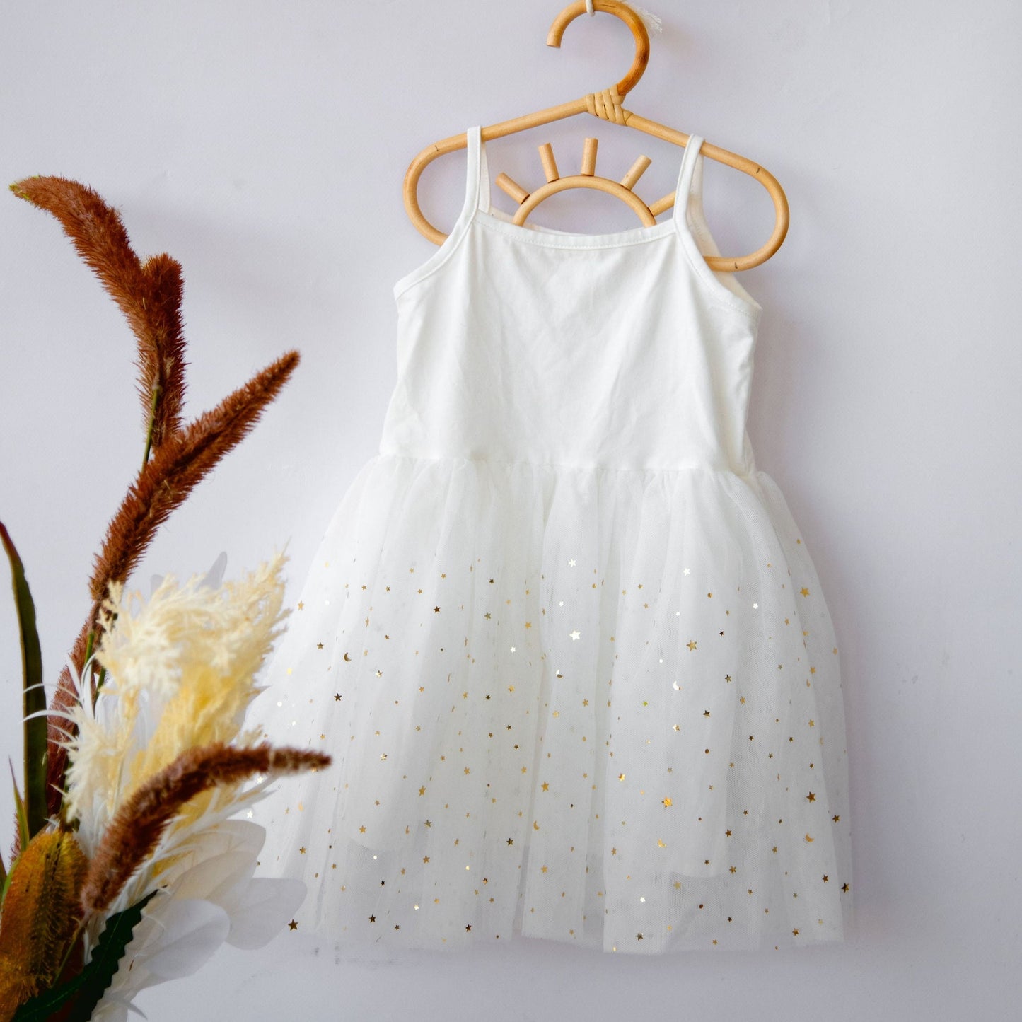 Tinker Bell Dress Lace Skirt- White