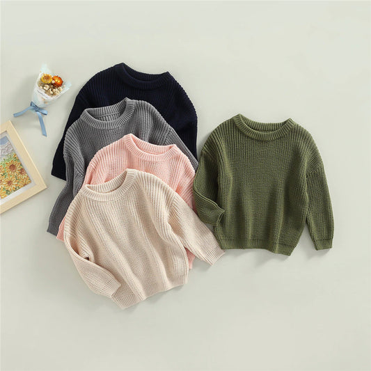 Knitted Jumper for kids in multiple colours made from 100% cotton 